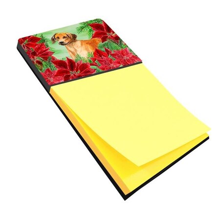 Teacher'S Aid Rhodesian Ridgeback Poinsettas Sticky Note Holder TE234441